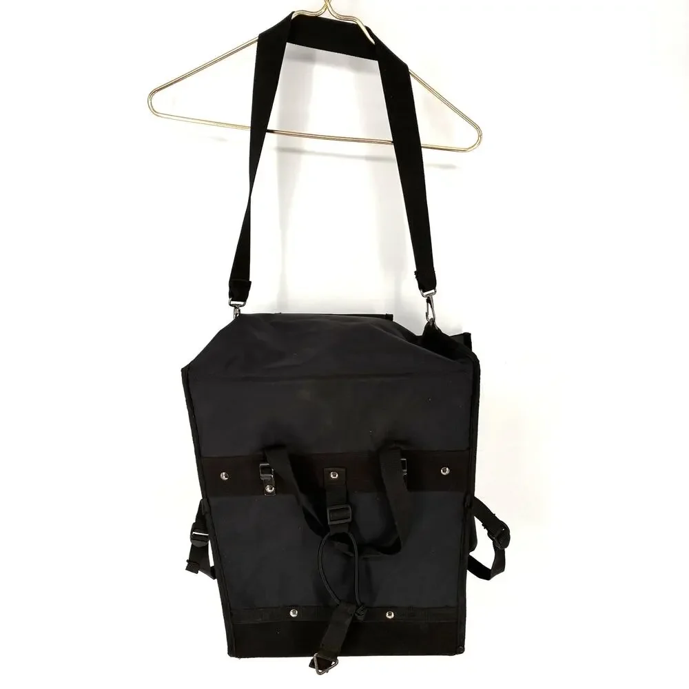 Banjo Brothers Grocery Pannier Folding Bike Bag Black Bicycle Shoulder Tote